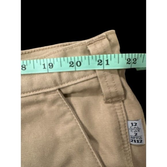 Tyndale FRMC Khaki‎ Canvas FR Pants 15 CAL/CAT 2 Fire Resistant Mens 42 X30. - Picture 3 of 6